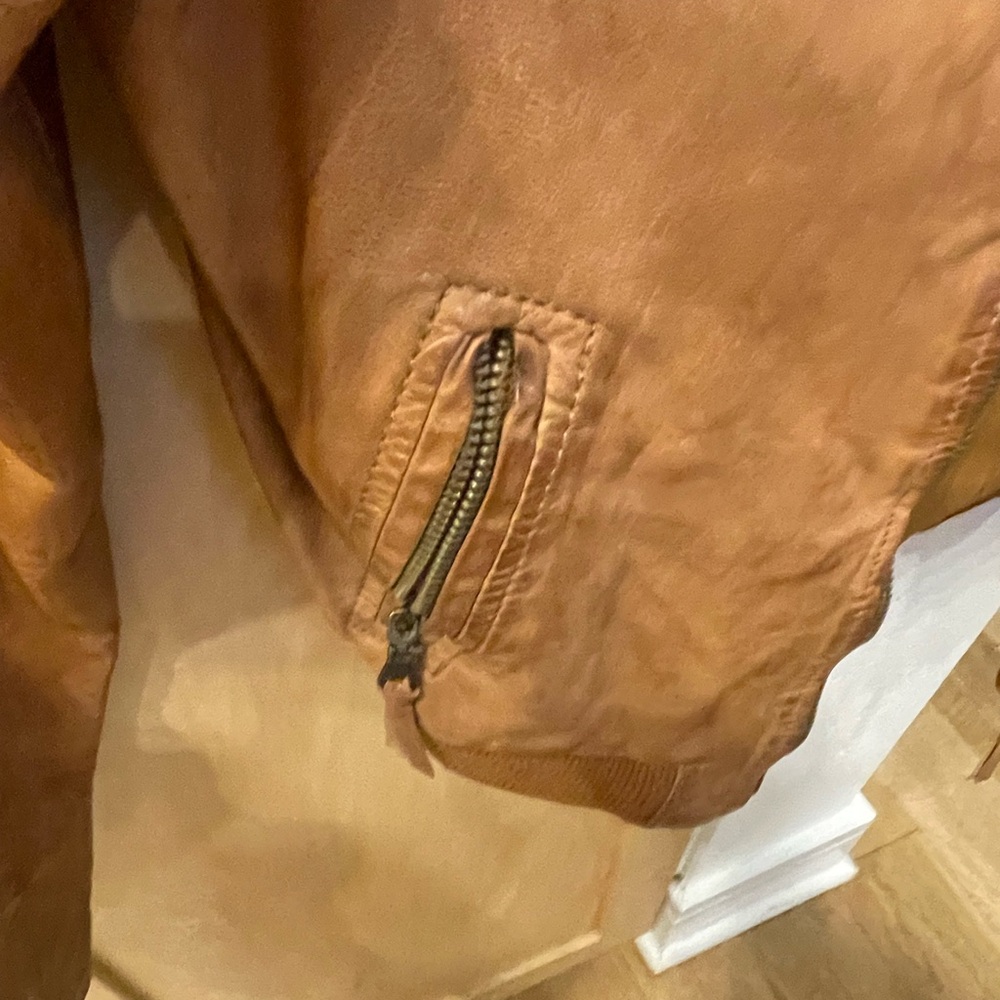 Leather members only jacket. Size xs - Picture 5 of 6